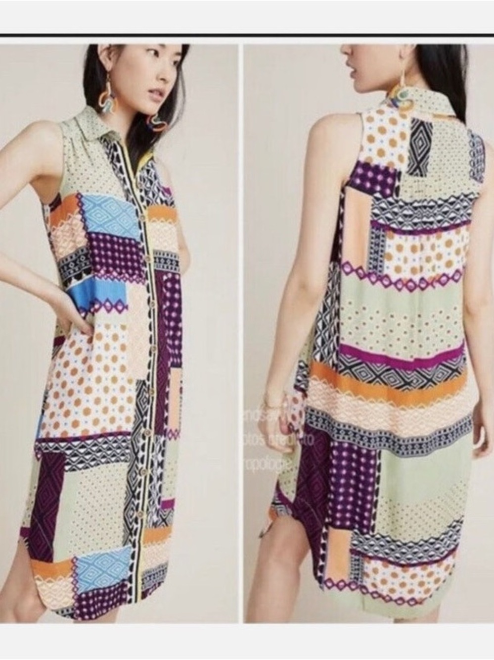 Anthropologie Everyway Shirt Dress